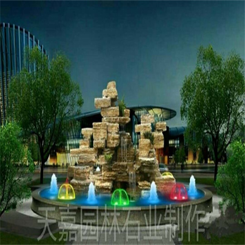 社旗县水幕墙喷泉设计